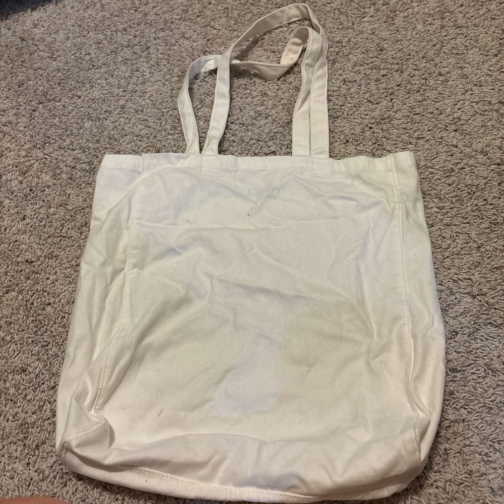 American Eagle Outfitters Cream Tote with Floral Design - Picture 2 of 4